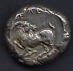 Kaldenderis AR Stater c420bc. Very fine.