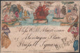 Great Britain 1840 1d Mulready envelope (Stereo A154) SG ME2