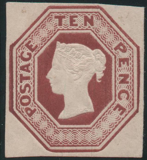 Great Britain 1854 10d brown embossed (Die 4) SG57