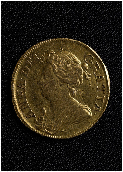 Queen Anne Gold Guinea 