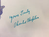 Charlie Chaplin signed portrait