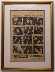 Sex Pistols signed Pretty Vacant single advert