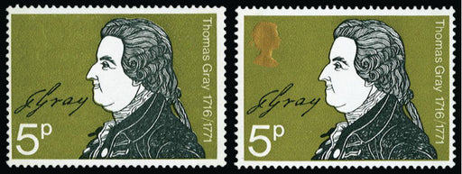 Great Britain Queen Elizabeth II 1971 5p Literary Anniversaries
