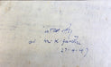Mahatma Gandhi twice-signed autograph