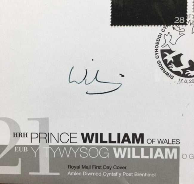 Prince William signed 2003 first day cover