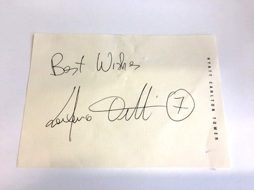 Frankie Dettori autograph