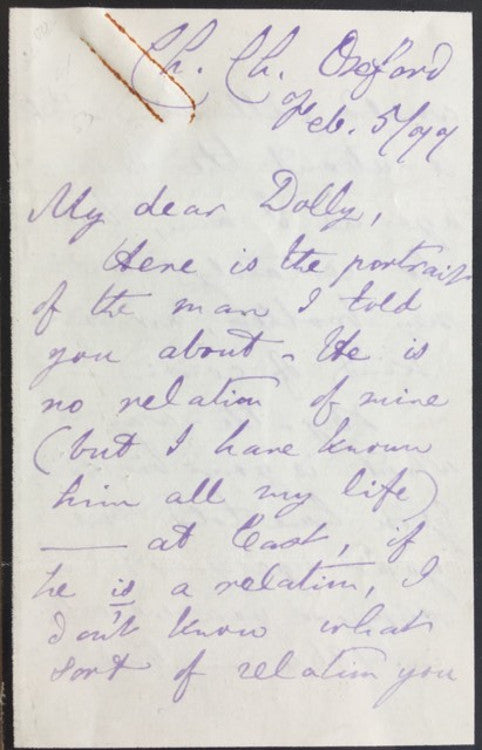 Lewis Carroll Pair of Handwritten Letters