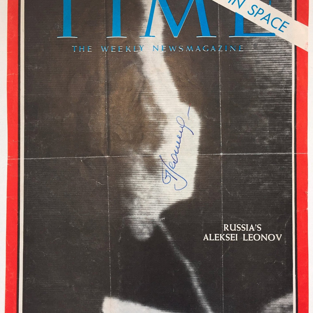 Alexei Leonov signed Time Magazine cover — JustCollecting