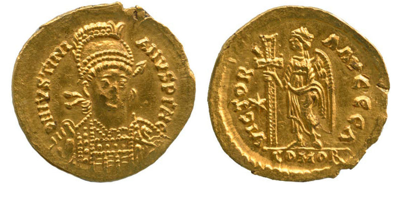 Ostrogoths Athalaric Gold Solidus 