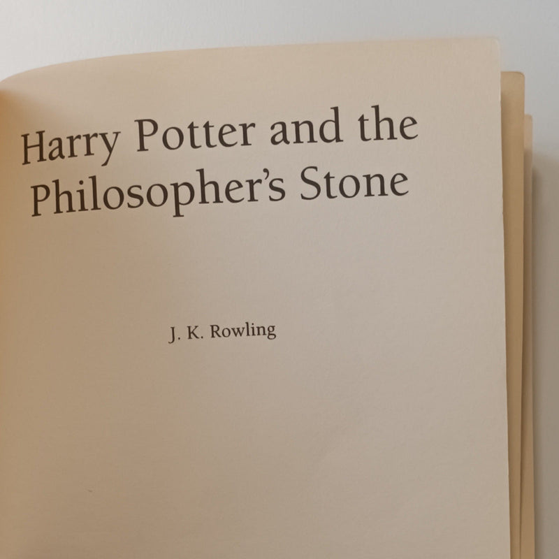 JK Rowling signed Harry Potter and the Philosopher's Stone first edition
