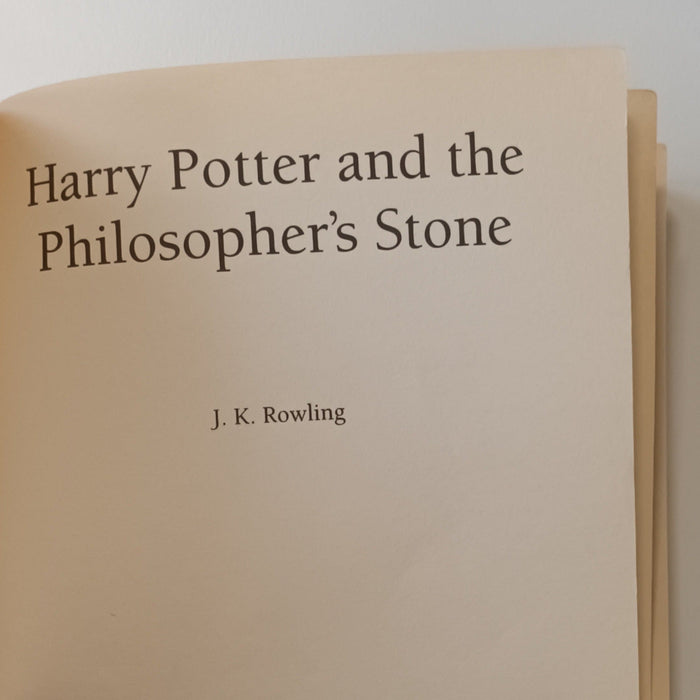 JK Rowling signed Harry Potter and the Philosopher's Stone first edition