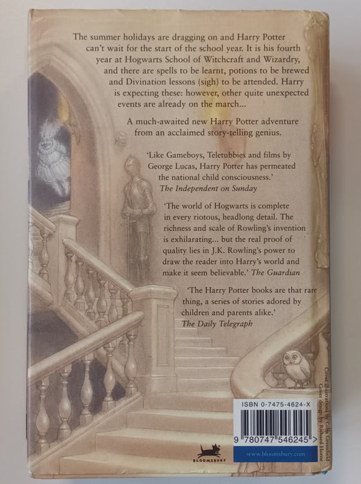 JK Rowling signed Harry Potter and the Goblet of Fire first edition