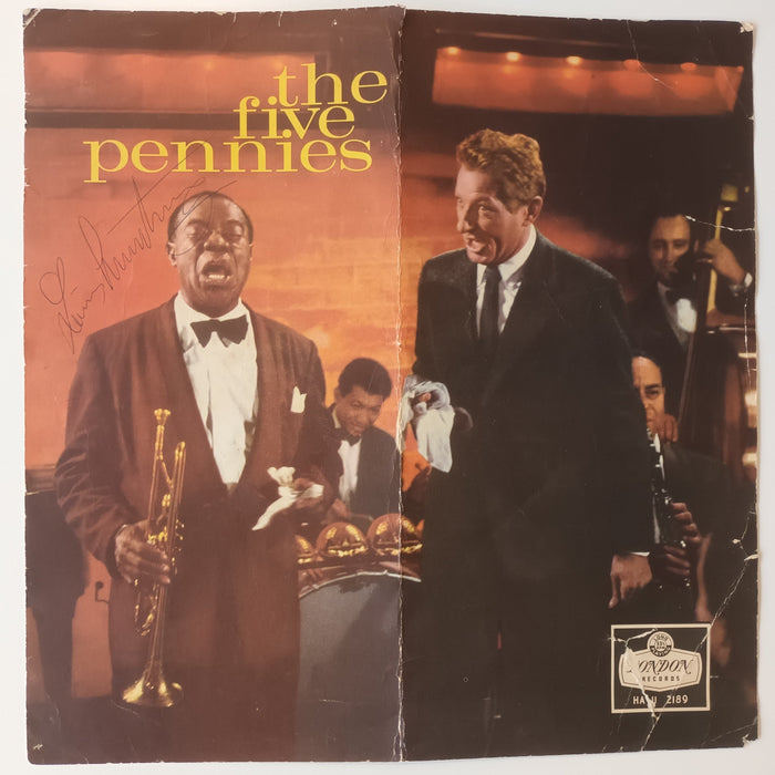 Louis Armstrong autograph
