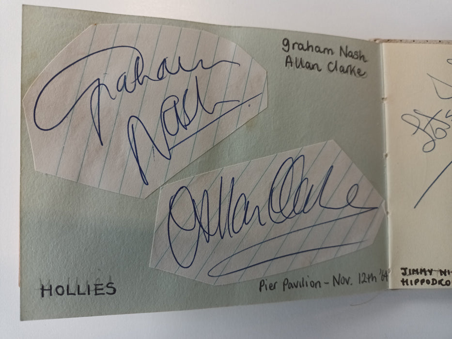 1964 pop music autographs, including Gerry and the Pacemakers