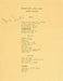 Frank Sinatra Signed Set list 