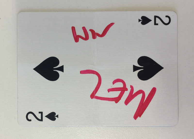 Prince William autographed playing card