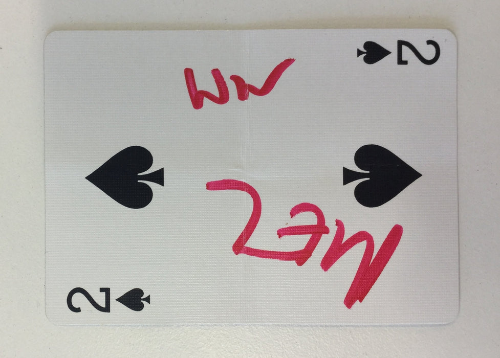 Prince William autographed playing card