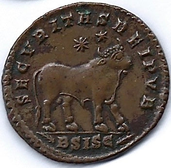 Julian II AE Double Mairovina 362-3 Siscia Good extremely fine