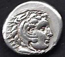 Macedon Alexander The Great posthumous  AR 1dr Lampsekos Good very fine +