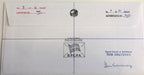 Vic Lewis Cricket Club signed cover