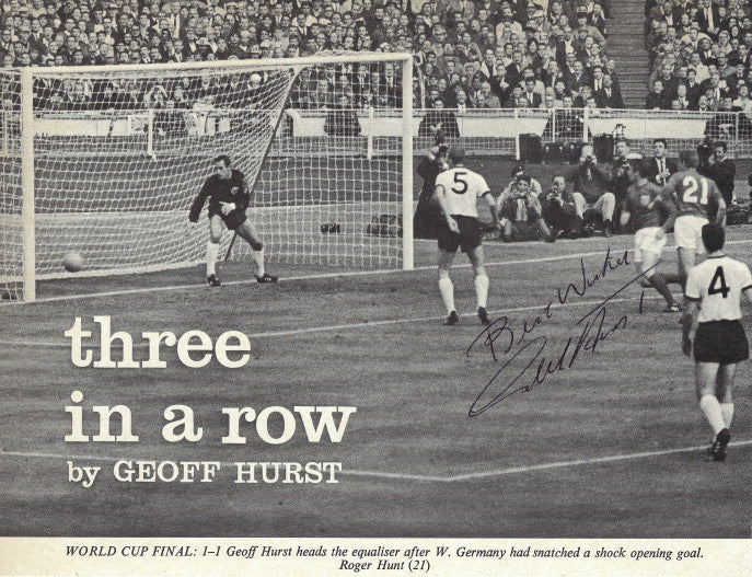 England 1966 World Cup squad signed photos