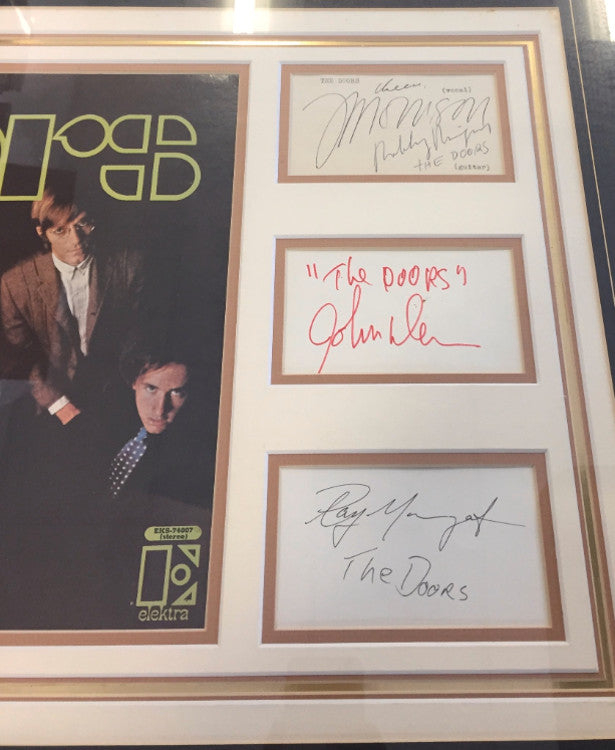 The Doors complete set of signatures