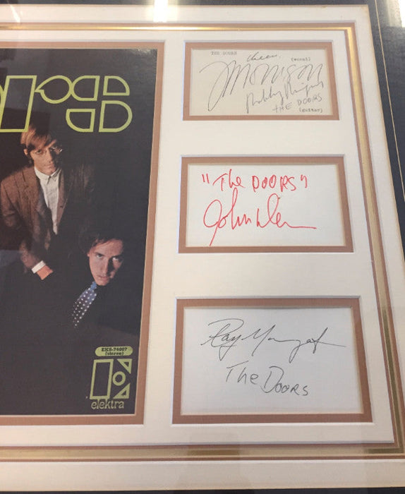 The Doors complete set of signatures