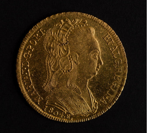 Portuguese Reis 6400 (Peca) 1804 Mint of Rio De Janeiro