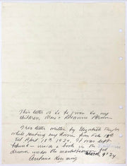 Elizabeth Taylor Richard Burton love letter 