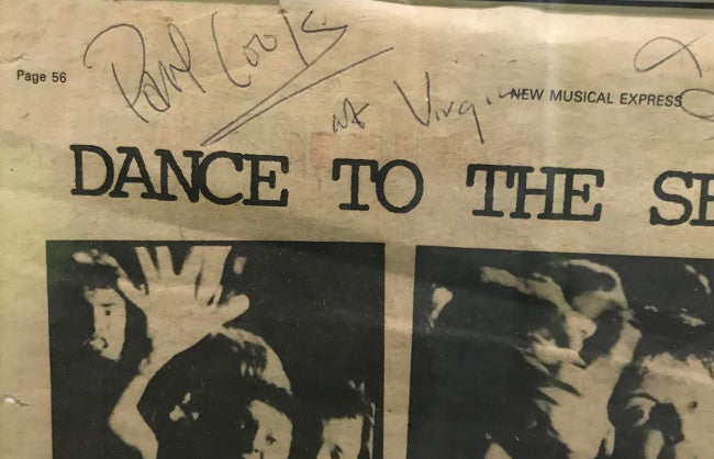 Sex Pistols signed Pretty Vacant single advert
