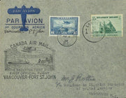 Canada 1938: Airmail first flights Canada/Belgium SG371