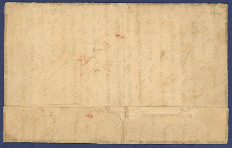 Bavaria 1857 letter from Bamberg, Bavaria to Frederick City, Maryland, US