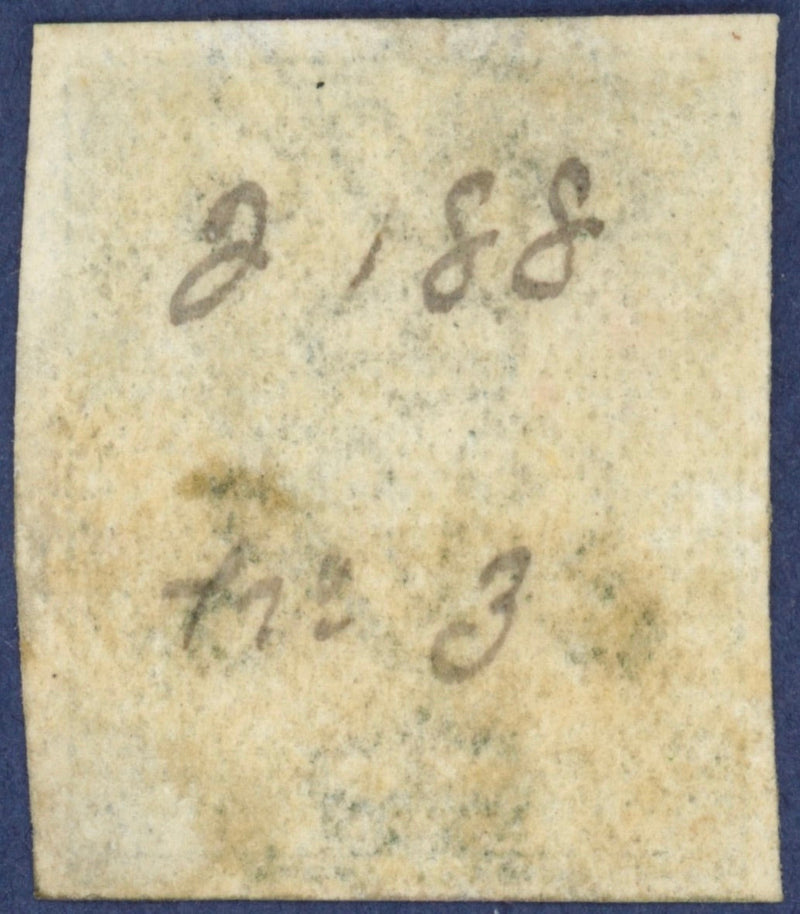 Great Britain 1913 ½d light green trial, SG351var