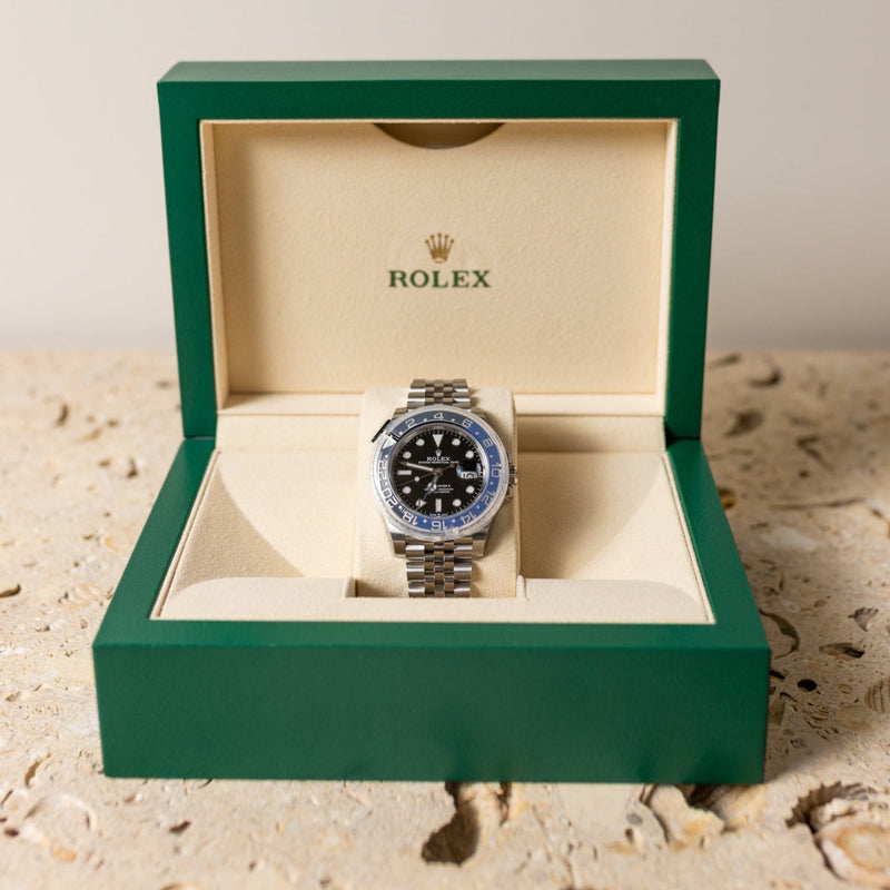 Rolex GMT-Master II “Batgirl” Jubilee wristwatch - 126710BLNR