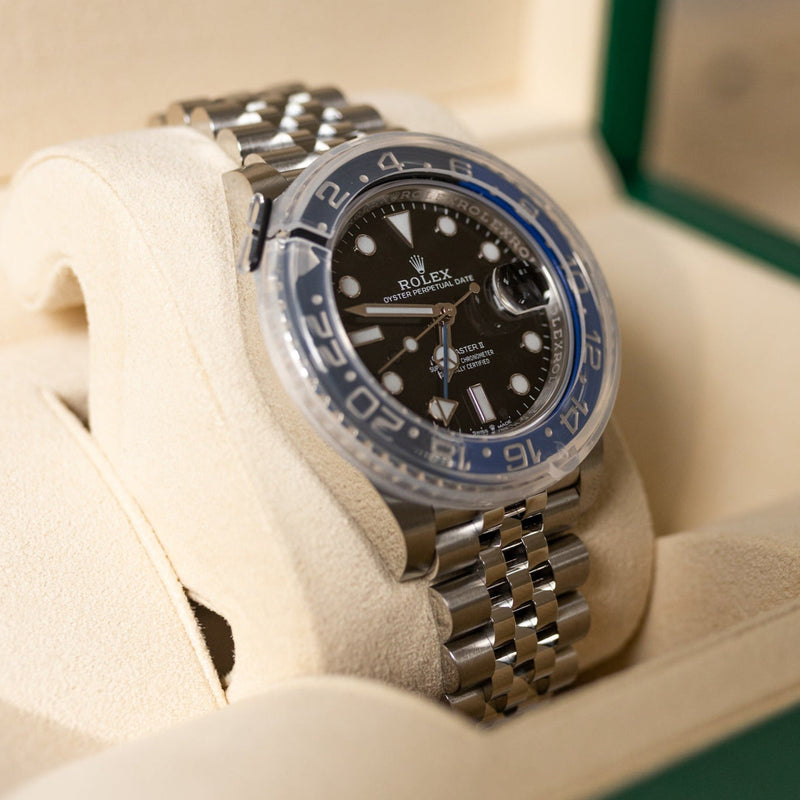Rolex GMT-Master II “Batgirl” Jubilee wristwatch - 126710BLNR