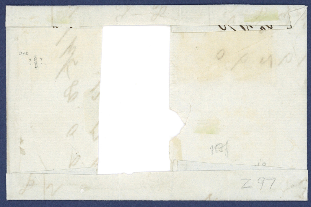 Great Britain 1840 2d blue earliest known Registered Cover, SGDS5