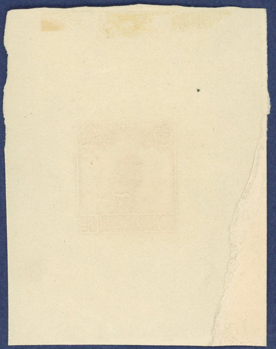 China 1913 Waterlow die proof of 10c 'Junk'