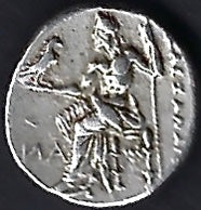 Macedon Alexander The Great posthumous Issue  AR 1dr Good extremely fine