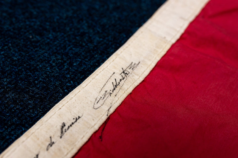 Fidel Castro’s personal signed Cuban flag