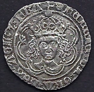 Henry VII AR Groat 1498-99 London. Good very fine