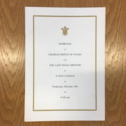 Charles Diana wedding collection