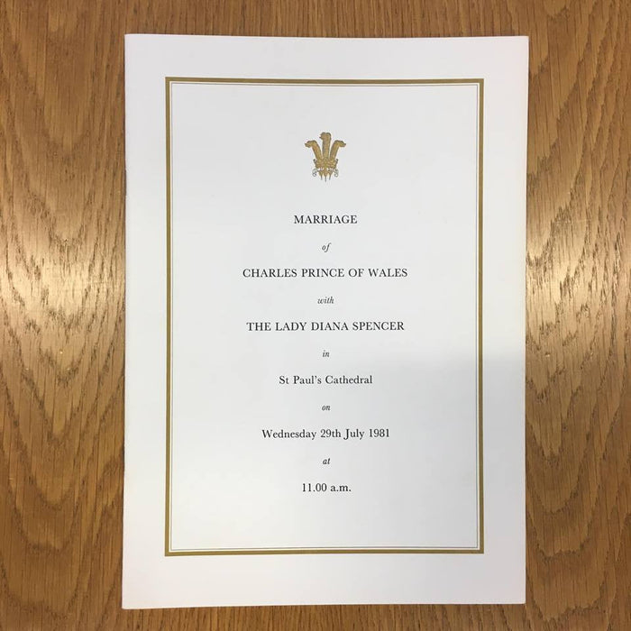 Charles Diana wedding collection