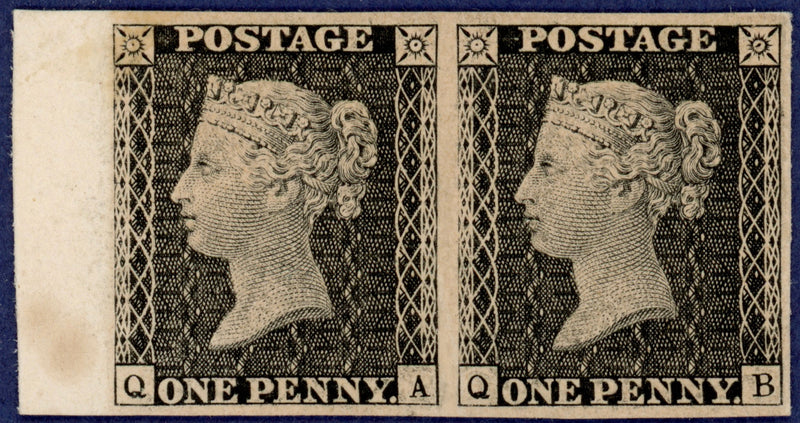 Great Britain 1872 1d black South Kensington Exhibition Proof Plate 27, SGDP36