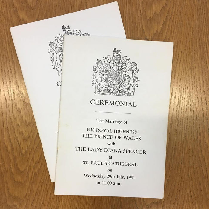 Charles Diana wedding collection