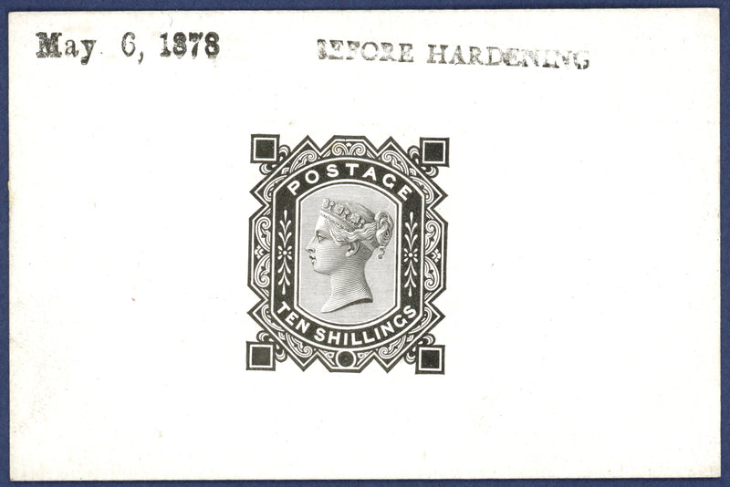 Great Britain 1878 10s Die Proof, SG128var