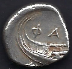 Lycia, Phaselis AR Stater 4th c bc. Good very fine.