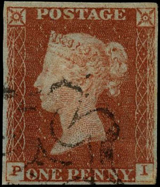 Great Britain 1841 1d red-brown, plate 34, SG8