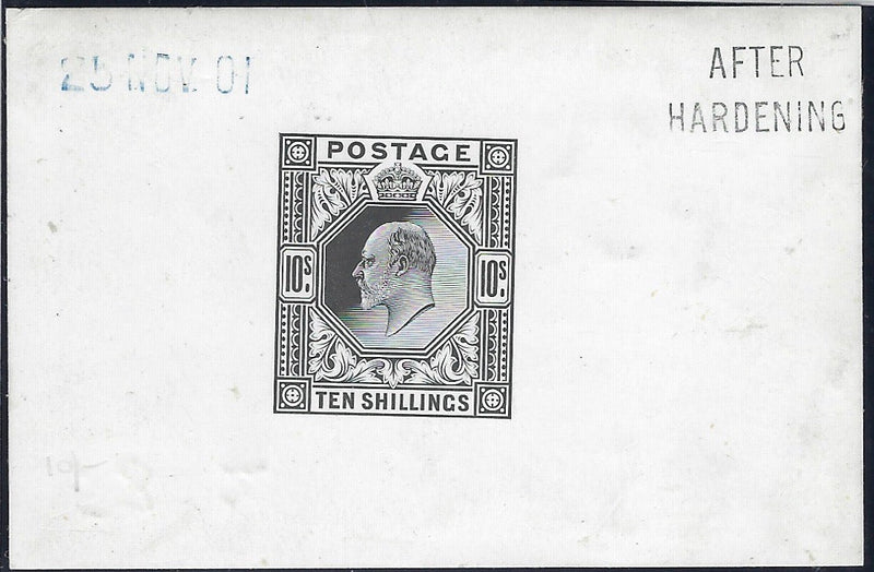 Great Britain 1901 10s Die proof, SG265var