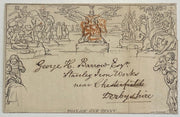 Great Britain 1840 1d Mulready lettersheet Forme 2 Stereo A17, SGME1
