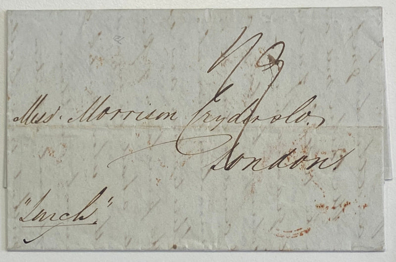 Great Britain 1837 Jersey Ship Letter